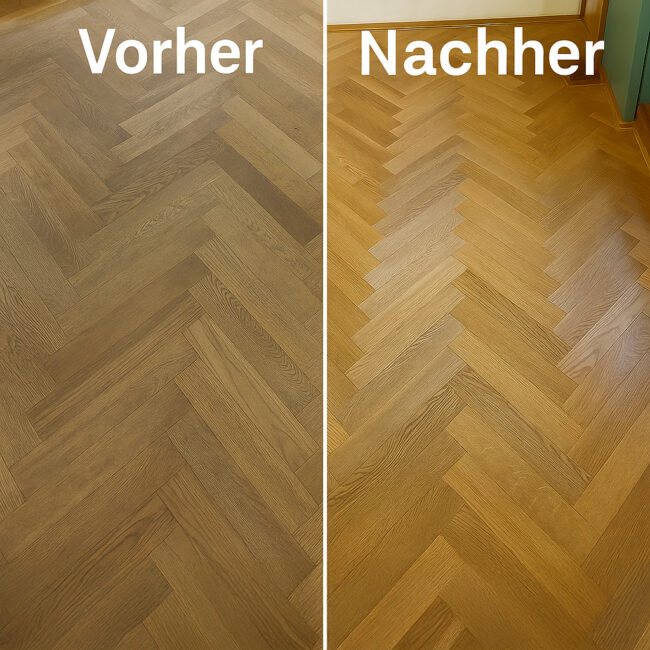 Voher-Nachher Boden Parkett | Agata Group